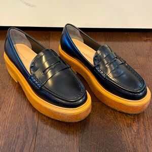 Loafer Randall Leather Loafers with Rubber Sole